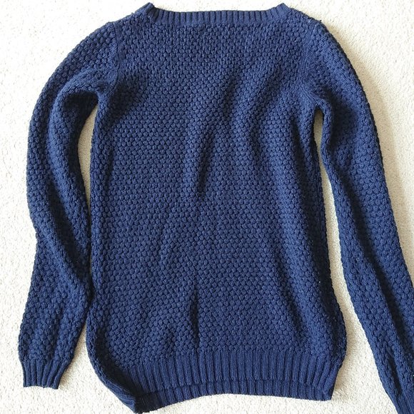 Blue Knit Sweater - Picture 2 of 5